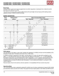 IS42SM16800E-75ETLI Datasheet Page 10