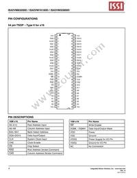 IS42VM16160D-8TLI Datasheet Page 4