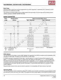 IS42VM16160D-8TLI Datasheet Page 10