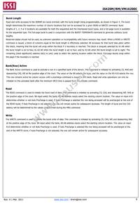 IS42VM16200C-75BLI-TR Datasheet Page 9