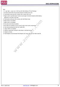 IS42VM16320D-6BLI Datasheet Page 16