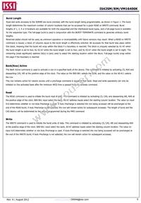 IS42VM16400K-75BLI-TR Datasheet Page 9