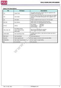IS42VM16800G-6BL-TR Datasheet Page 3