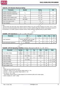 IS42VM16800G-6BL-TR Datasheet Page 22