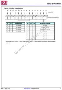 IS42VM32160D-6BLI Datasheet Page 7