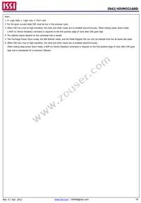 IS42VM32160D-6BLI Datasheet Page 18