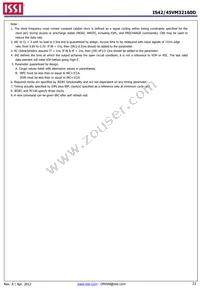 IS42VM32160D-6BLI Datasheet Page 23