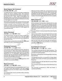 IS42VS16100C1-10TLI-TR Datasheet Page 12