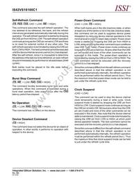 IS42VS16100C1-10TLI-TR Datasheet Page 13