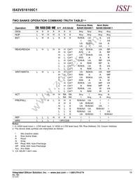 IS42VS16100C1-10TLI-TR Datasheet Page 19
