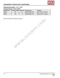 IS42VS16160J-75TLI Datasheet Page 14