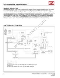 IS43DR16160A-5BBLI-TR Datasheet Page 2