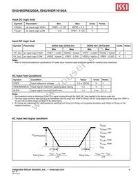 IS43DR16160A-5BBLI-TR Datasheet Page 9