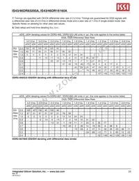IS43DR16160A-5BBLI-TR Datasheet Page 23