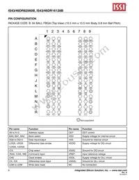 IS43DR82560B-3DBL Datasheet Page 6