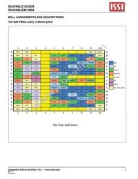 IS43LD32160A-25BLI Datasheet Page 2