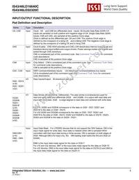 IS43LD32320C-18BLI Datasheet Page 5