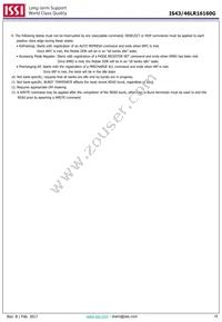 IS43LR16160G-6BLI Datasheet Page 19