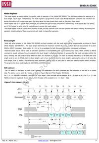 IS43LR16200C-6BL-TR Datasheet Page 11