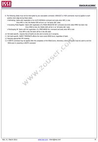 IS43LR16200C-6BL-TR Datasheet Page 18