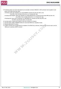 IS43LR16400B-6BLI-TR Datasheet Page 18