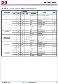 IS43LR16400B-6BLI-TR Datasheet Page 19