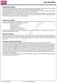 IS43LR16640A-5BLI Datasheet Page 12