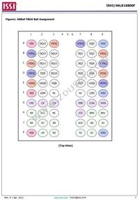 IS43LR16800F-6BL-TR Datasheet Page 2