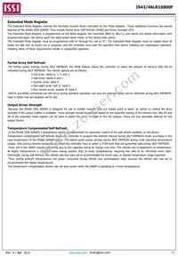 IS43LR16800F-6BL-TR Datasheet Page 12