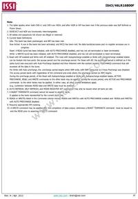 IS43LR16800F-6BL-TR Datasheet Page 20