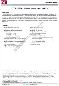 IS43LR32200B-6BLI-TR Datasheet Cover