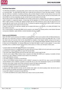 IS43LR32200B-6BLI-TR Datasheet Page 9