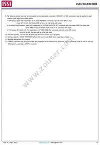 IS43LR32200B-6BLI-TR Datasheet Page 18