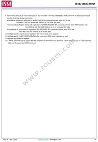 IS43LR32400F-6BL-TR Datasheet Page 18