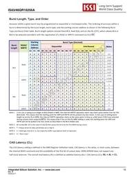 IS43QR16256A-093PBL Datasheet Page 16
