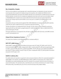 IS43QR16256A-093PBL Datasheet Page 19