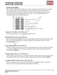 IS43R16160B-6TLI-TR Datasheet Page 7