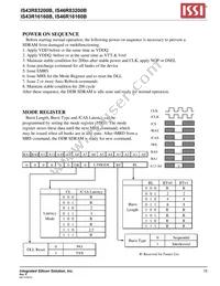 IS43R16160B-6TLI-TR Datasheet Page 15
