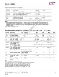 IS43R16800A-5TL-TR Datasheet Page 5