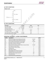 IS43R16800A-5TL-TR Datasheet Page 9