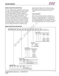 IS43R16800A-5TL-TR Datasheet Page 11