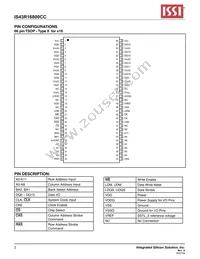 IS43R16800C-5TL Datasheet Page 2