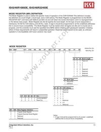 IS43R32400E-4B Datasheet Page 13