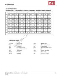 IS43R32800B-5BL-TR Datasheet Page 3