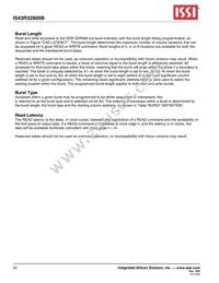 IS43R32800B-5BL-TR Datasheet Page 20