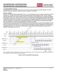 IS43TR85120AL-15HBL-TR Datasheet Page 21
