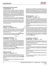 IS45S16100C1-7BLA1-TR Datasheet Page 12