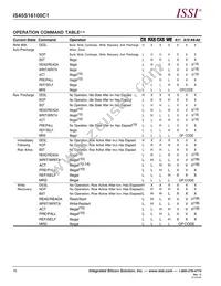 IS45S16100C1-7BLA1-TR Datasheet Page 16