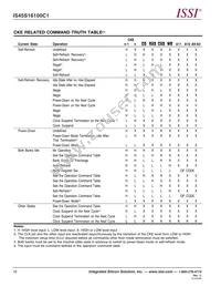 IS45S16100C1-7BLA1-TR Datasheet Page 18