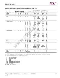 IS45S16100C1-7BLA1-TR Datasheet Page 19